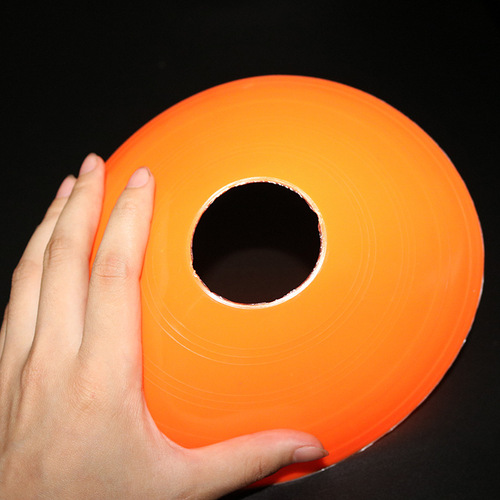 Self-produced and self-marked football training obstacle round mouth sign plate, soft sign disc sign bucket, football training disc 