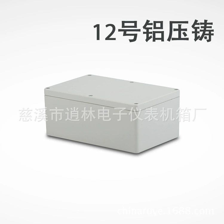 Металлическая распределительная коробка из литого алюминия, герметичная алюминиевая водонепроницаемая коробка No12: 79*120*188