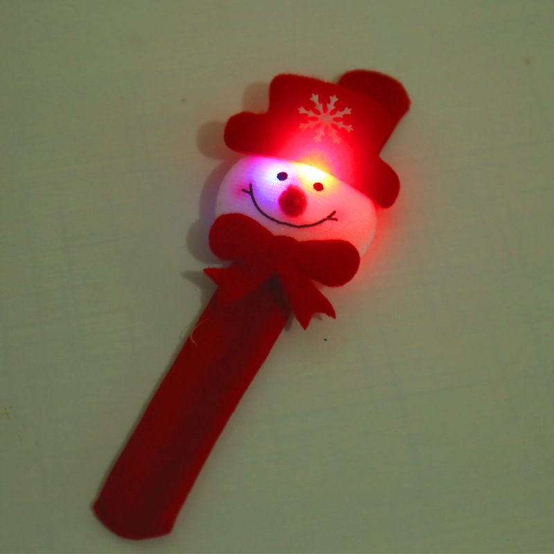 Fashion Luminous Christmas Clap Ring Decorations Wholesale Nihaojewelry display picture 5