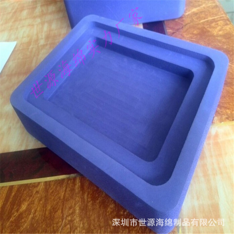 东莞厂家eva表盒批发 雕刻植绒贴合冲压精美手表盒收纳盒