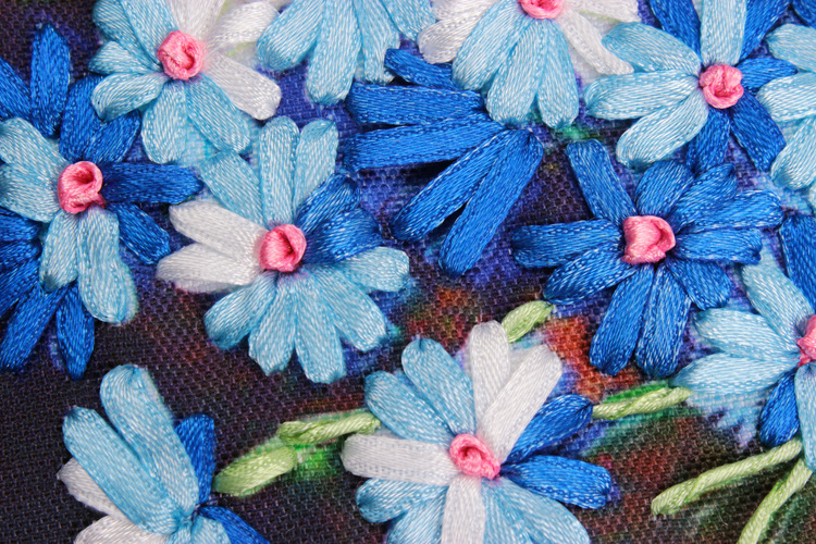 Oujin nianhua cinta bordado fábrica directa color impresión colgante pintura otoño crisantemo lleno de sala entrada pintura decorativa