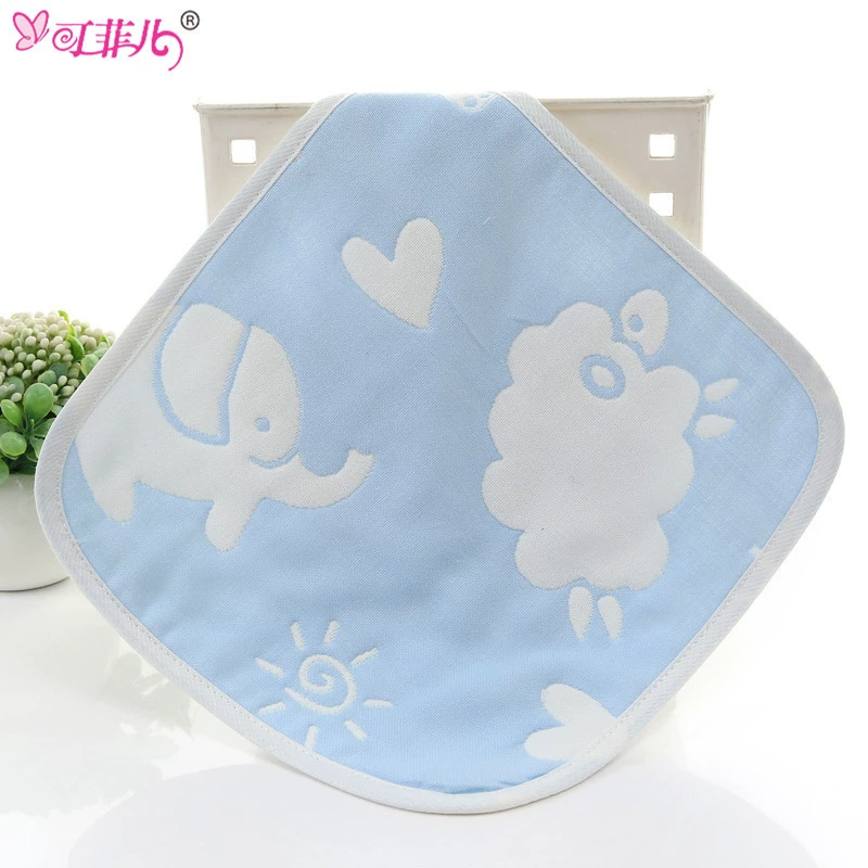 Gauze cotton scarf, children's eating bib, towel, baby hygiene product, wet wipes for kindergarten, wholesale
