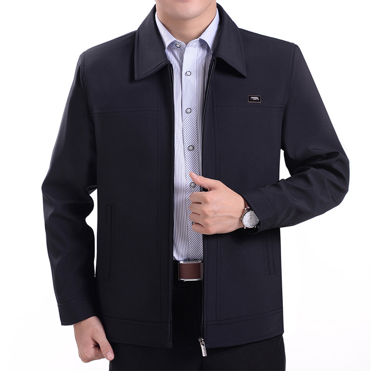 지퍼 버전 파란색과 검정색