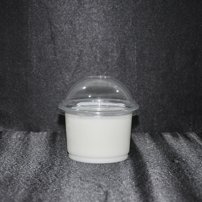 Pudding bowl Soup bowl disposable Plastic bowl Curd Salad Shuangpinai yogurt With cover