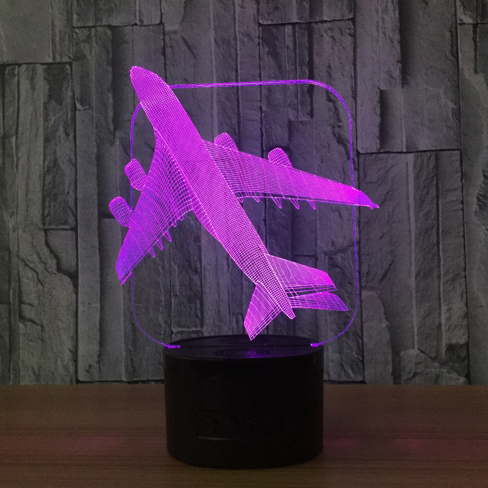 3D灯 七彩触控LED视觉灯 气氛礼品台灯