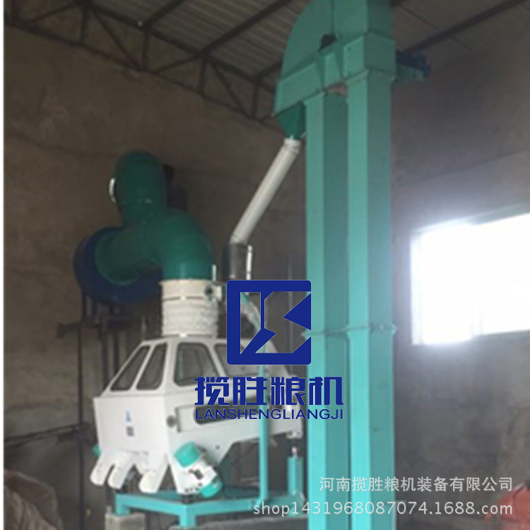 2-3t/h芝麻清理去石除尘加工生产线粮油企业专用设备自动化控制