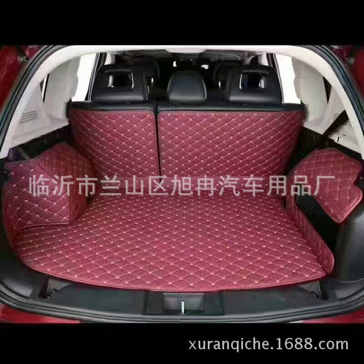 福特翼虎翼博锐界探路者福克斯专车专用全包围后备箱垫皮革汽车后