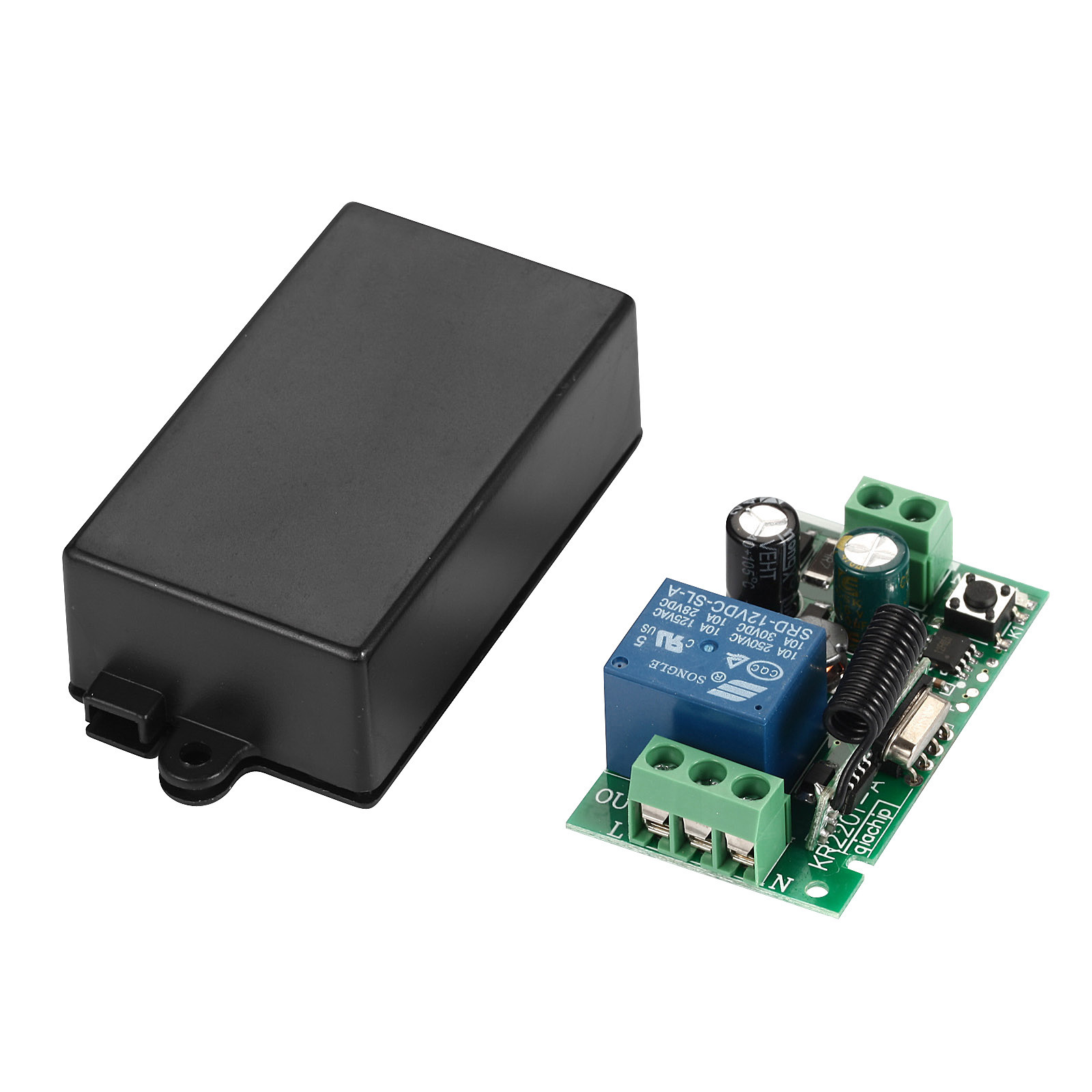 AC220V Single-Channel Wireless Controller Switch Smart Home Lighting Wireless Remote Control LED Board Wide Voltage 433