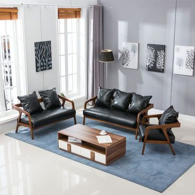 可拆洗皮质布艺实木沙发小户型单人双人三人沙发简约家居工厂直销|ms