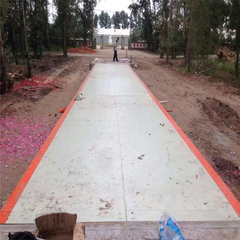 保定安装150吨电子磅秤 砂石料场用汽车衡 150t地磅