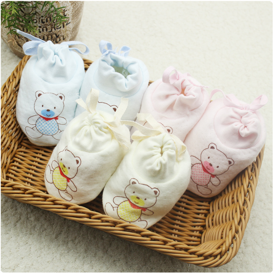 批发秋冬早教婴儿卡通保暖儿童婴幼儿全棉脚套棉鞋宝宝学步鞋软底