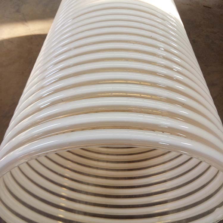 pu塑筋软管固体颗粒物料输送管耐磨抛丸机适用管通风排气塑筋缠绕