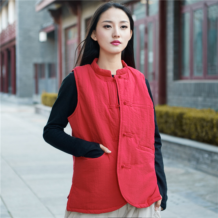 Gilet femme NIAN BAIXIU SPINNING en Chanvre - Ref 3316222 Image 21