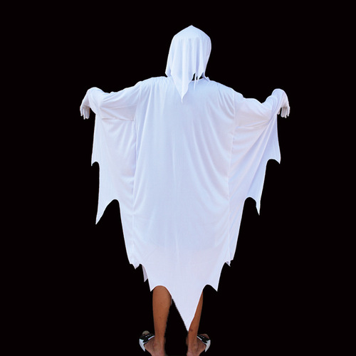 Halloween Adult Children's Costume Party Performance Costume Scary White Ghost Costume Skeleton Skeleton Ghost Costume 