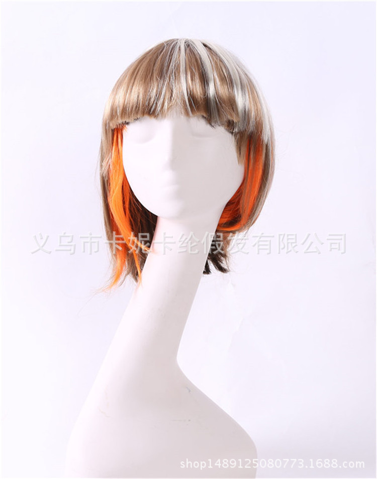 Estudiantes de escenario Bobo cabeza nueva moda fiesta fiesta damas peluca corta