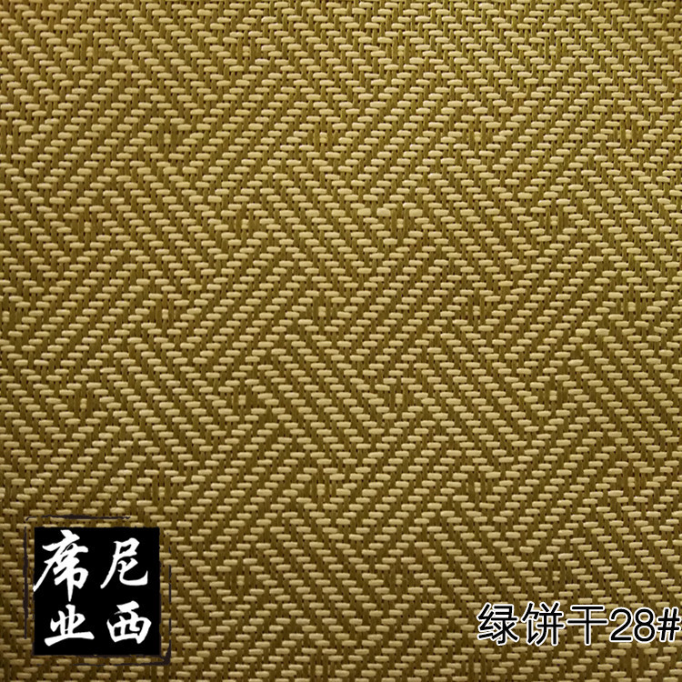 绿饼干藤席半成品双面席定制批发 折叠席毛胚亚麻席 2021厂家批发