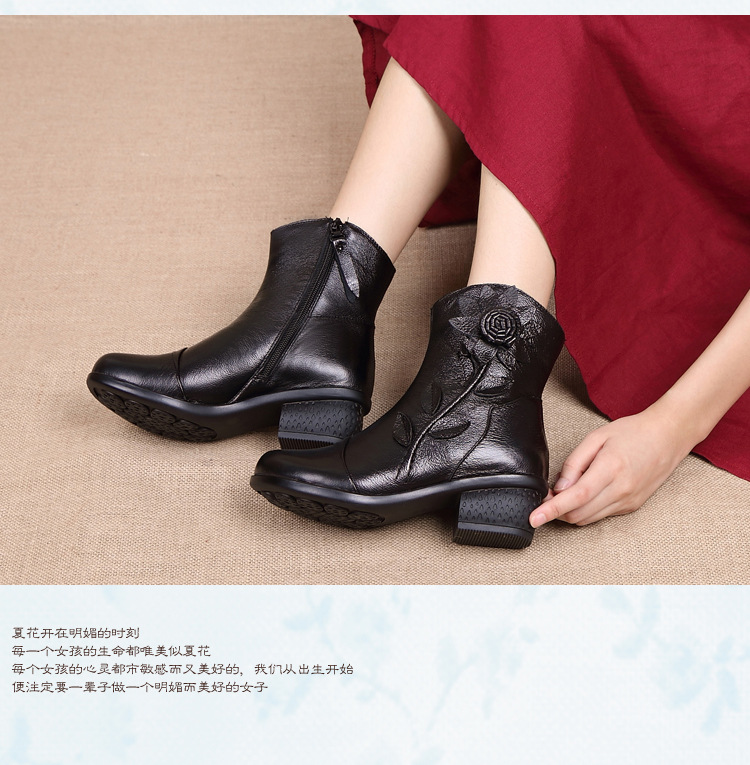 Bottes femme en En cuir - Ref 3355391 Image 22