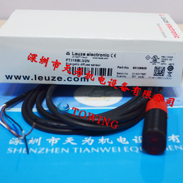 【实物拍摄】德国劳易测leuze接近开关FT318BI.3/2N