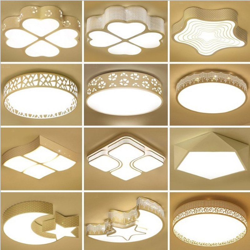 LED卧室吸顶灯现代简约主卧室灯创意儿童房智能灯 语音控制吸顶灯