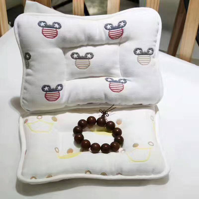 pillow baby Newborn Stereotypes pillow Gauze Baby Pillow 0-1 Newborn ventilation