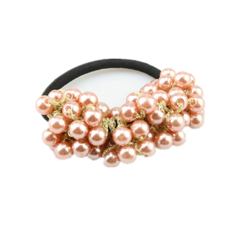 Аксессуар для волос, массив bracelet бисерная ручная работа из жемчуга, модная верёвочка для волос, оптовая