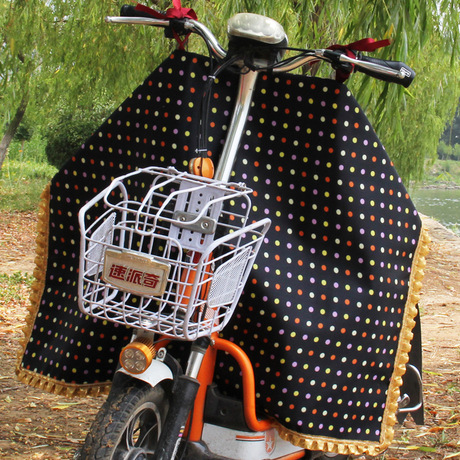 pin Summer điện xe kính chắn gió mặt trời bóng râm che xe máy là không thấm nước windproof chống làm trống một thế hệ các chất béo Kính chắn gió
