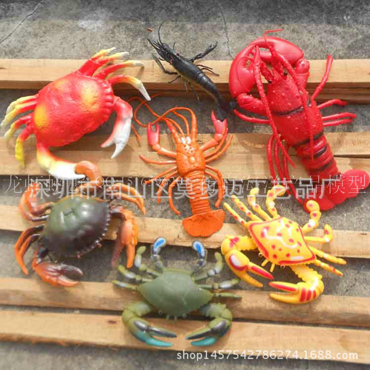 Plastic big simulated animal sea