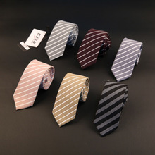 领带厂家批发 男士条纹格子印花商务西装领带 女士新款韩版领带