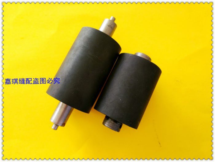 815 817切带机压料滚 送料滚轮转轮 送料上下胶轮 拖轮组 橡胶轮