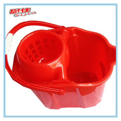 拖把桶套装思佳加厚塑料带轮加大手压拖布桶耐用脱水篮厂家直销批|ms