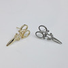 Accessory, cute earrings, scissors, South Korea, wholesale