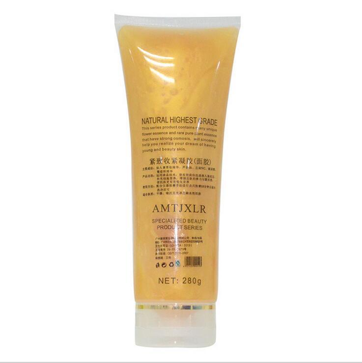 凝膠收縮毛孔 金粉緊致收緊面膠280g 專業線美容院面部導入凝膠