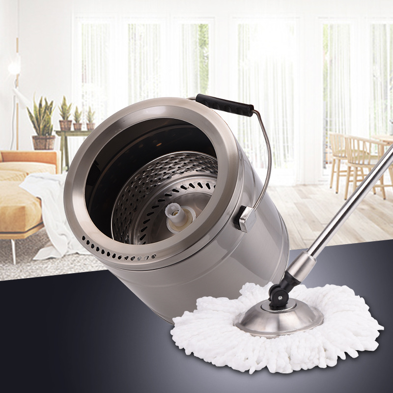 Stainless steel rotate Mop household Mop Wash Mop drive Mop bucket
