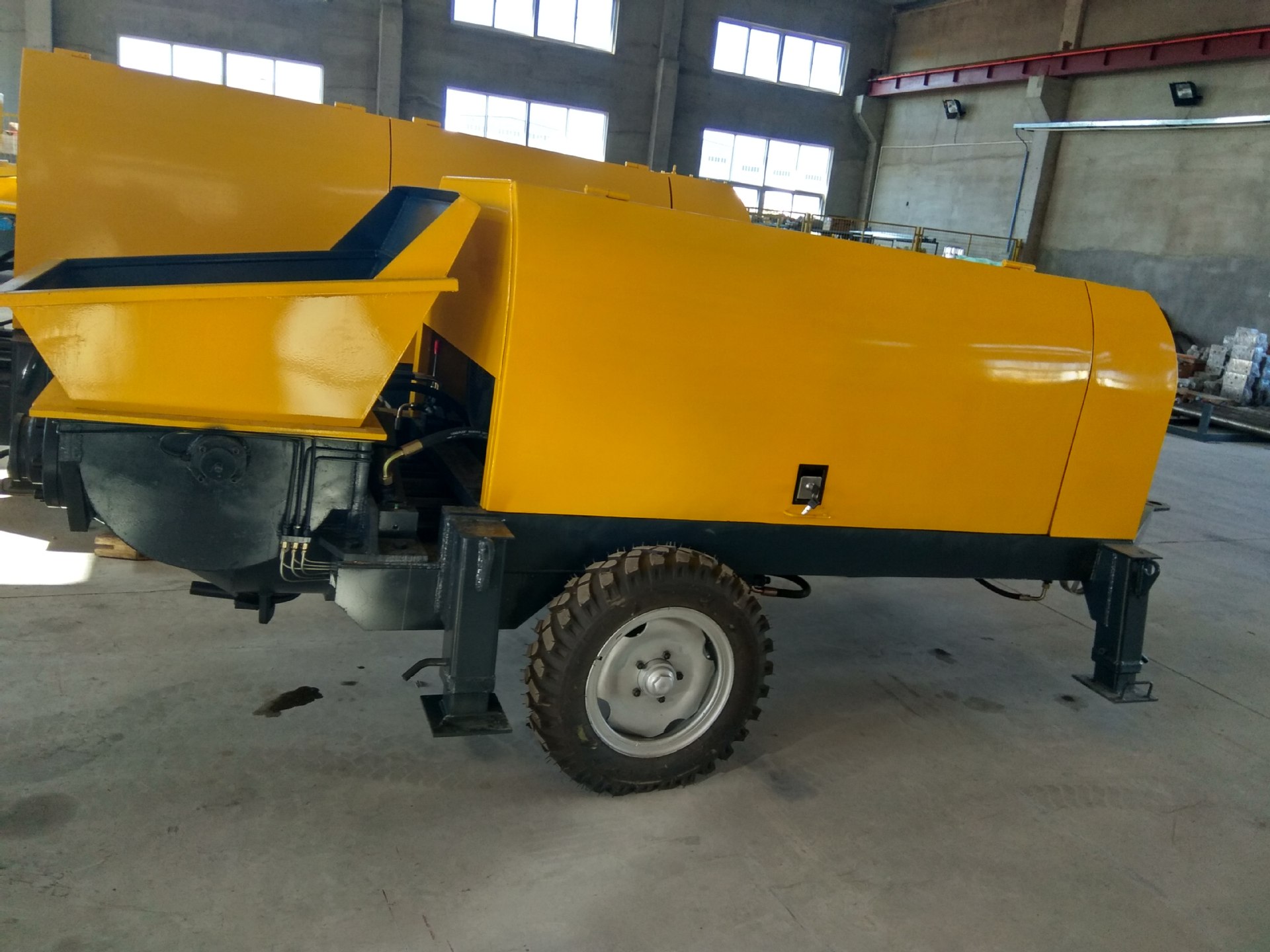 细石砂浆输送泵 标准混凝土地泵 一款3用的拖泵 新赛机械40型地泵