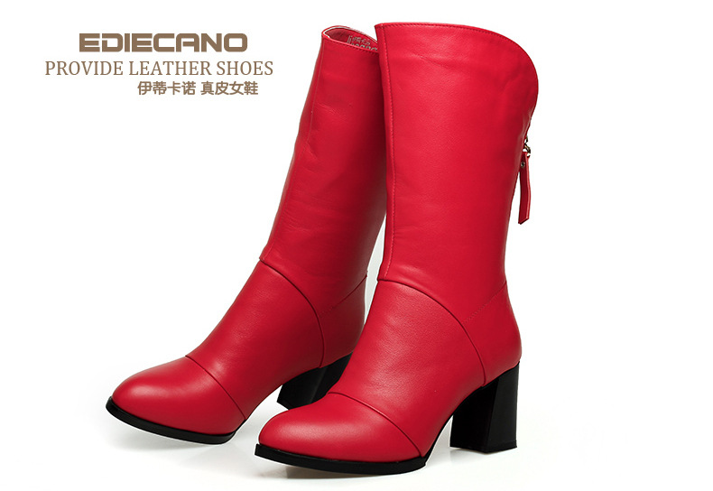 Bottes femme en En cuir - Ref 3355234 Image 32