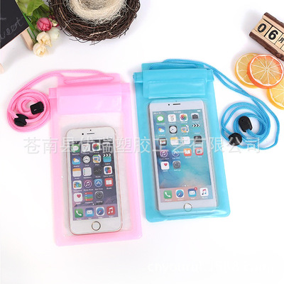 水下拍照手机防水袋温泉游泳手机通用iphone7plus触屏包6s潜水套|ms