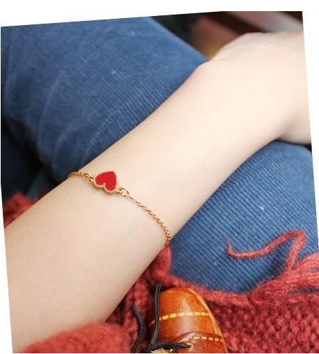 Fashion Heart Shape Alloy Enamel Women's Pendant Necklace 1 Piece display picture 4
