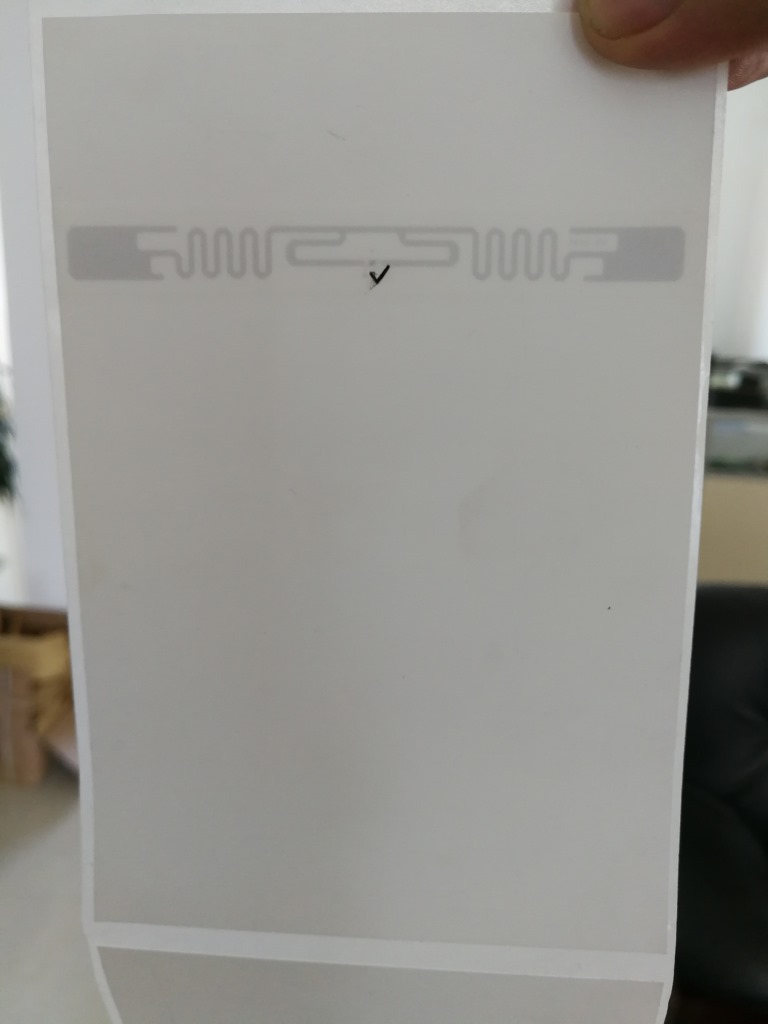 铜川市印制Fasson贴标机专用PET条形码商标厂RFID芯片H3意联标签