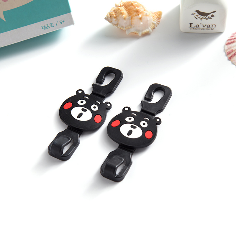 practical Large Cartoon car Hooks The car chair Back originality multi-function Stands Convenience Hooks 2