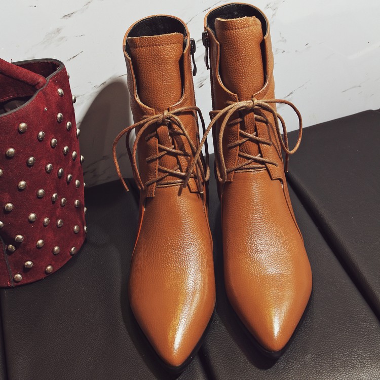 Bottes femme MANCHE ROUGE en En cuir - Ref 3354959 Image 12