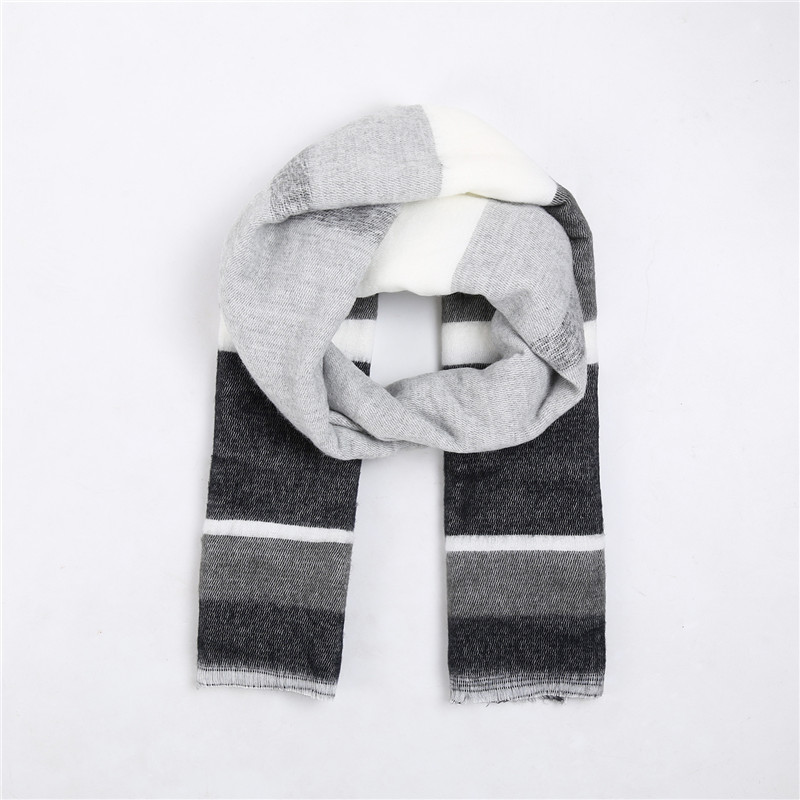 Classic Striped Shawl 2