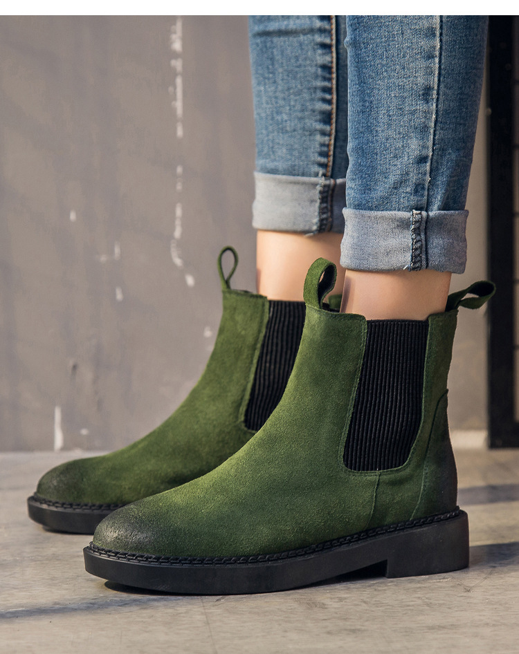 Bottes femme WENZHOU AISHANG A EMBARQUé POUR LA PREMIèRE FOIS DANS L INDUSTRIE DE LA CHAUSSURE en En cuir - Ref 3354690 Image 61