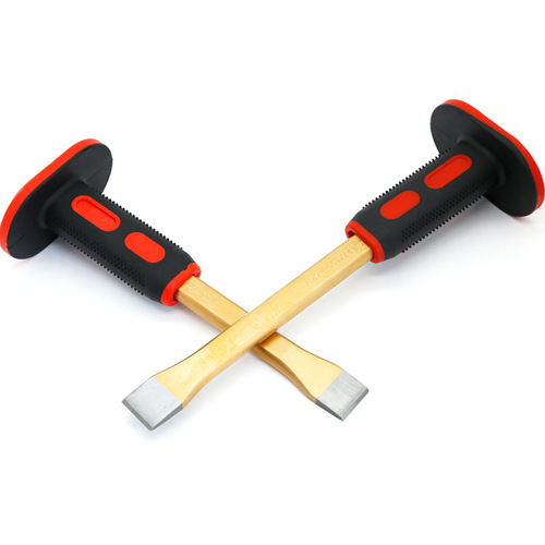 Alloy steel handle flat chisel, hardware tool stone worker's chisel, sharp steel chisel, alloy flat chisel for construction, stone materials, cement grooving