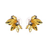 Multicoloured metal earrings, European style, simple and elegant design, Aliexpress