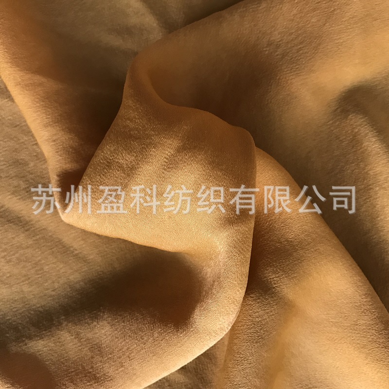 新品  汽流起绉工艺 超柔软 亲肤 法国绒 时装面料 连衣裙面料