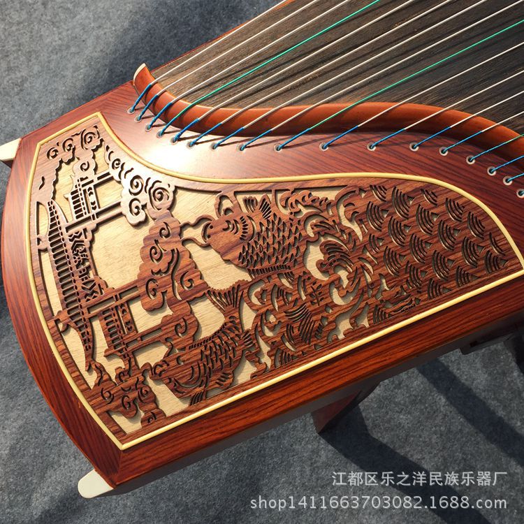 Yangzhou Guzheng Mahogany Guzheng Window...