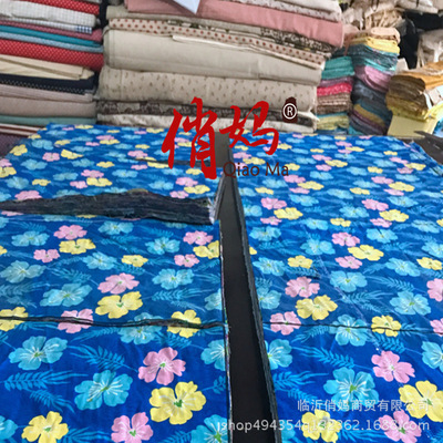 廠家供應 DIY拼布 抹布拖把布邊條材料 論斤賣擦機棉布