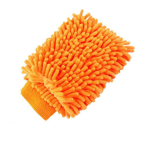 Double-sided microfiber car cleaning gloves chenille coral velvet car washing multi-functional waterproof and non-painting gloves wholesale