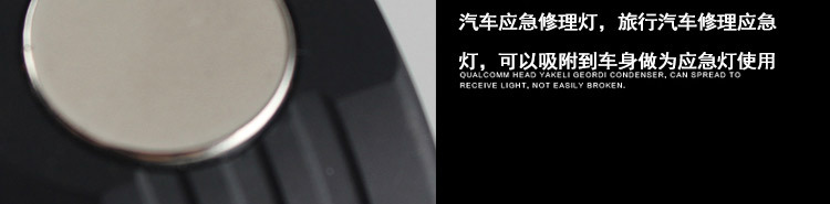 户外多功能强光充电铝合金太阳能手电筒带USB救生锤应急手电筒 pic 23