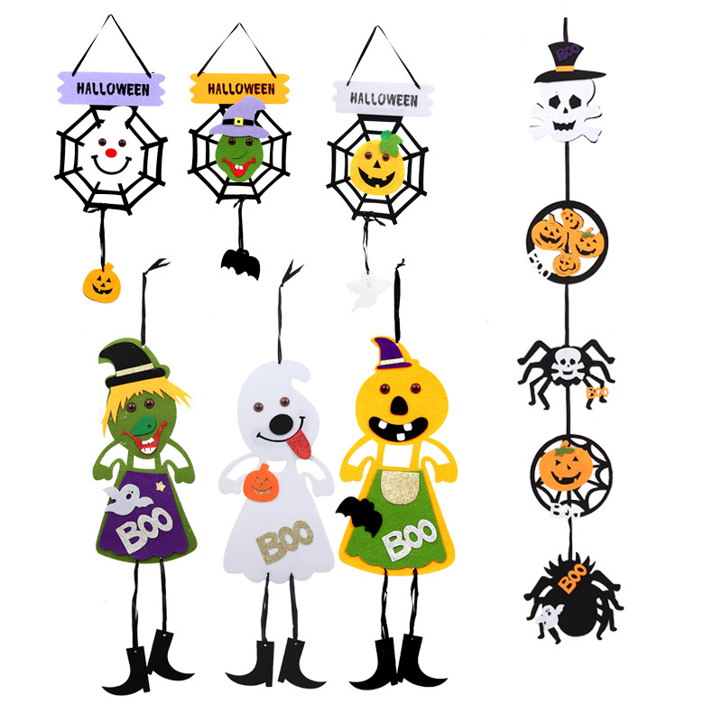 Halloween party non -woven witch pendant pumpkin pendant bar KTV…